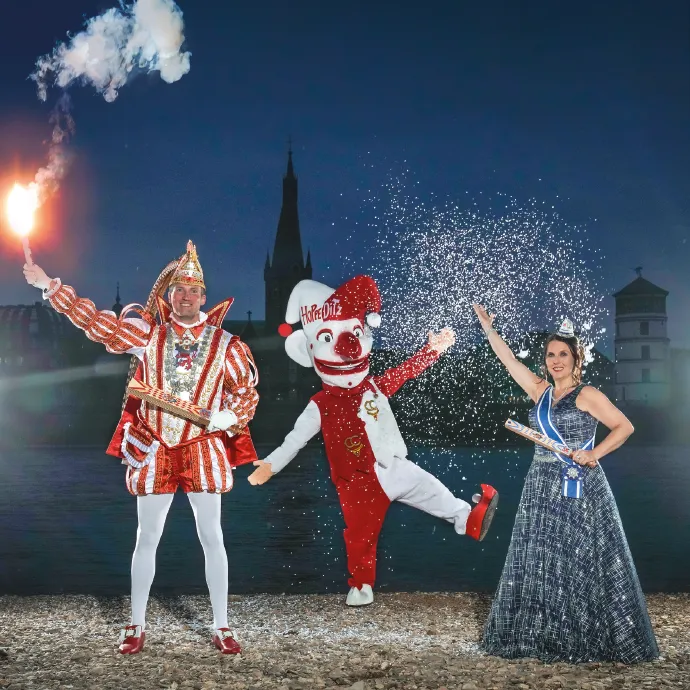 Prinz Marcus I. & Venetia Nicole Marcus Hülscher & Nicole Nothen „Mer bliewe bunt - ejal wat kütt“ - Prinzenpaar der Landeshauptstadt Düsseldorf - Fidelis Finanzen